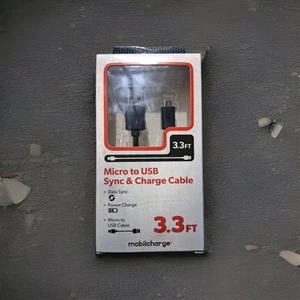 Micro to USB Sync & Charge Cable New in Box 3.3FT - Photo 1 sur 2
