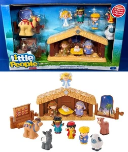 New LITTLE PEOPLE Children's NATIVITY SET Fisher Price CHRISTMAS - 11 Figures - Picture 1 of 20