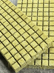 Grodan 1,5" A OK Starter Plugs Würfel 196 Stück - Steinwolle Grow Media - Bild 1 von 6