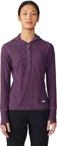 Mountain Hardwear Women's Chill Action Hoody, Blurple Heather, M - Picture 1 of 6