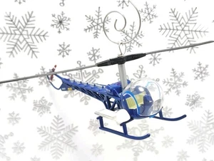 Bell H-47 US Marines Medevac MASH Helicopter Korean War Christmas Ornament USMC - Picture 1 of 10