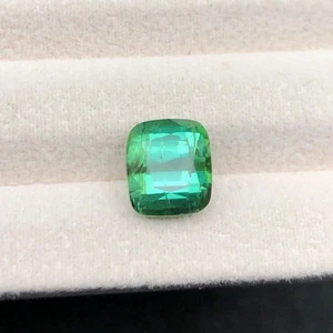 3.70ct Natural Green Tourmaline | Emerald Cut Loose Gemstone - Picture 1 of 4