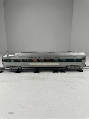 American Flyer 963 Washington Green Stripe observation Passenger Car - Image 1 of 4