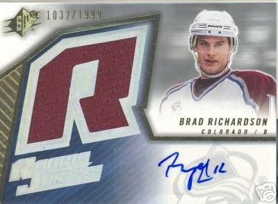 2005-06 SPX ROOKIE JSY AUTO  BRAD RICHARDSON 1032/1999 #226 - Image 1 of 1