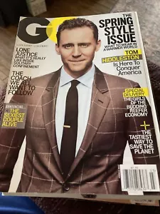 MARCH 2017 GQ TOM HIDDLESTON Spring Style Issue - Picture 1 of 1