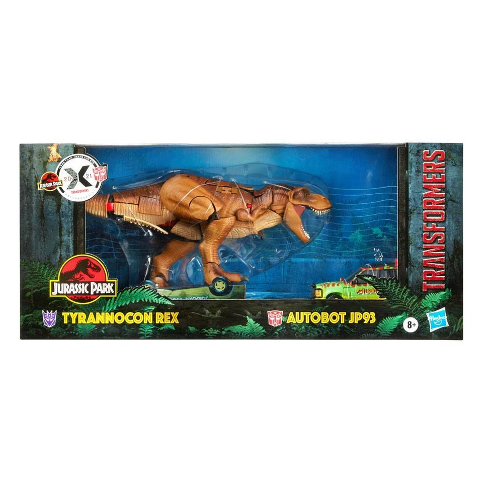 Jurassic Park x Transformers Tyrannocon Rex Autobot JP93 2-Pack Figur Hasbro - Bild 1 von 4
