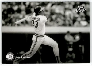 2023 Topps Black & White Jose Canseco #36 Oakland Athletics - Picture 1 of 2