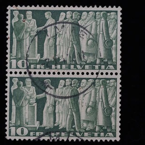 Switzerland 10 Franc stamp - SC #246 used .. 2021 Scott=$60.00 - Lot #5047 - Picture 1 of 2