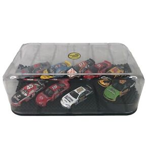 NASCAR Die Cast Cars in Collector's Case (Lot of 9 Cars) Scale 1:64   M2