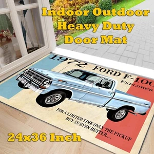 Alfombra de puerta interior exterior resistente Ford F-100 1972 camioneta pickup alfombra - Imagen 1 de 4