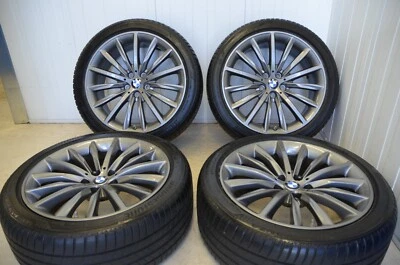 ORIGINAL BMW 5er G30 G31 6er G32 Vielspeiche 633 19 Zoll Titangrey NEUWERTIG - Bild 1 von 4