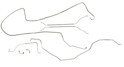 Brake Line Kit In Galfan Coated Steel Fits 1968-72 (see bullet pts for fitment) - Image 1 of 4