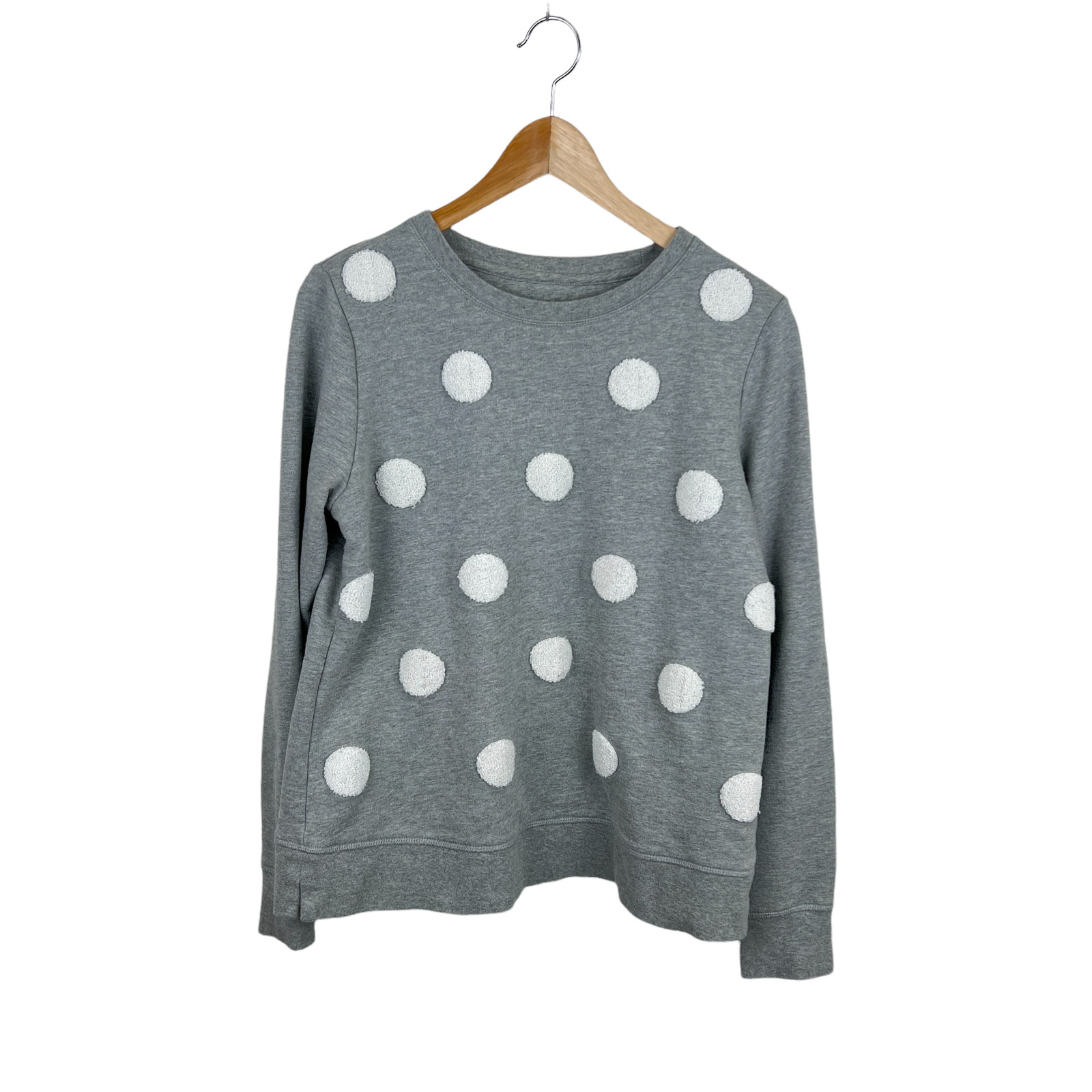 Boden Polka Dot Spot Sweatshirt Medium 