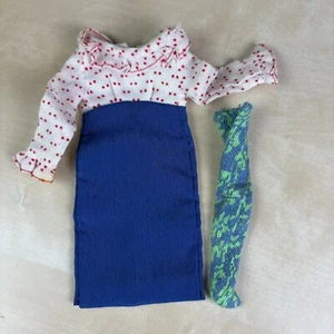 Vintage Francie Concert In The Park #1256 Dress 1965 & GAD 1250 Stocking TLC - Picture 1 of 6