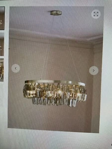 Marke Nxt rauchgrau Baldrian 6-flammiger Kronleuchter Deckenleuchte UVP 299€ - Bild 1 von 6