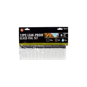 Frascos de vidrio (1-3/8") 6 ml - botellas de almacenamiento pequeñas 12 piezas - Imagen 1 de 1