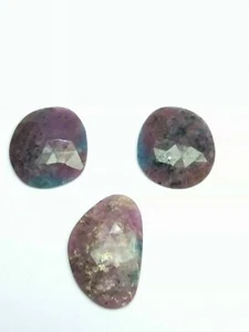Multi Sapphire Fancy Shape 3 piece Loose Gemstones for Jewelry 18.3 gram weight - Picture 1 of 5