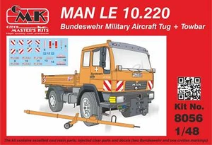CMK 8056 1:48 MAN LE 10.220 Bundeswehr Militärflugzeug Schlepper + Anhängerkupplung alles Harz  - Bild 1 von 1