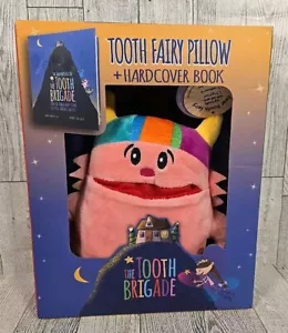 Tooth Fairy Pillow Brigade 8 Inches Pink Plush Monster Plus Hardcover Book NEW - Picture 1 of 8