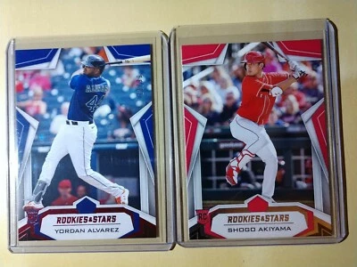 2020 Chronicles /99 Rookies & Stars #2 Yordan Alvarez RC Red & Shogo Akiyama #1 - Image 1 of 3