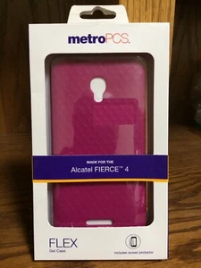 Metro PCS Flex Gel Case for Alcatel Fierce 4 - Picture 1 of 3