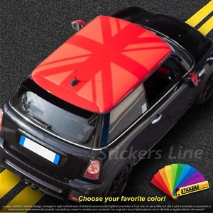 Aufkleber für Mini Cooper Englisch Flagge Union Jack für Dach Einfärbig - Bild 1 von 5