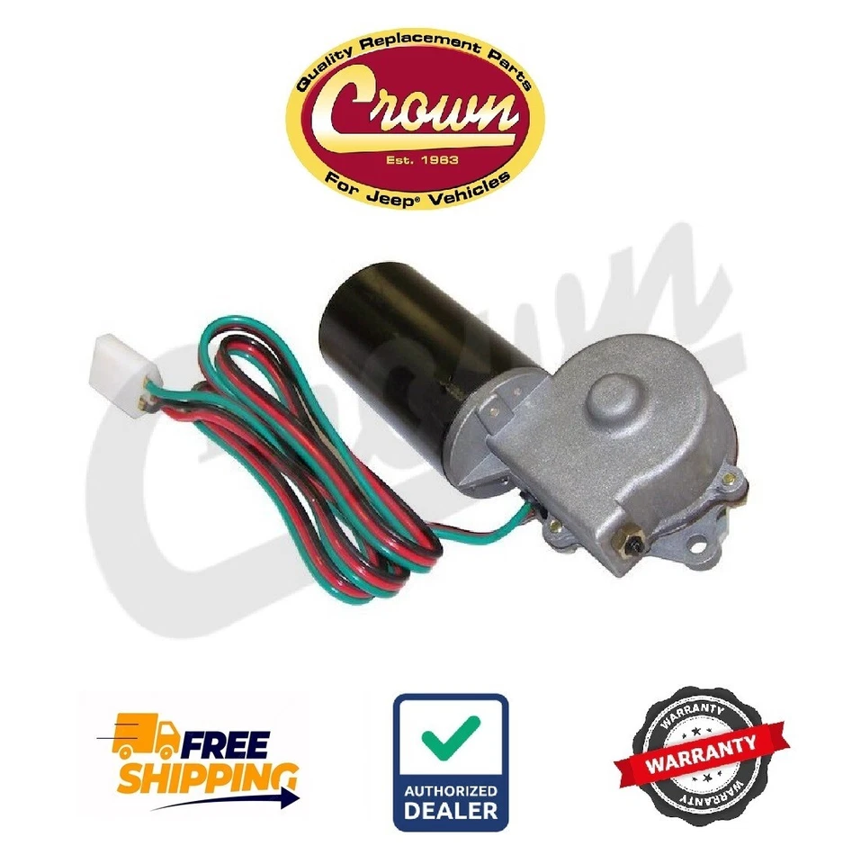 Crown Automotive J0978529 Front Windshield Wiper Motor for 68-75 CJ6/CJ5/CJ7 - Image 1 of 1