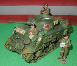 2006 King & Country 1:30 WW2 D-Day '44 British Sherman Tank w/Figs (DD065) in OB - Photo 1 sur 15