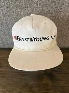 Vintage Ernst & Young LLP Hut Buchhaltung CPA Services weiß, TEXACE, HERGESTELLT IN USA - Bild 1 von 6