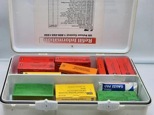 Norfolk Southern First Aid Kit Railroad Train Plastic Box incomplete Contents - Picture 1 of 4