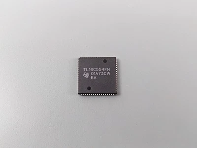 Texas Instruments TL16C554 4-Channel UART IC PLCC (Like 4x 16C550) NOS, US STOCK - Image 1 of 2