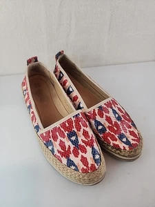 Naturalizer Schlangenleder Print Slipper Halbschuhe Davenport Espidrille 8M rot multi - Bild 1 von 7