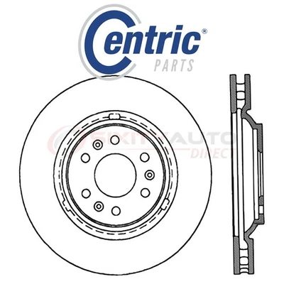 Centric C-TEK Disc Brake Rotor for 2004-2009 Cadillac SRX 3.6L 4.6L V6 V8 - te Foto 1 de 4