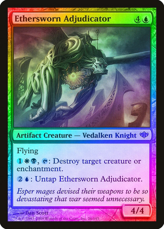 Ethersworn Adjudicator FOIL Conflux NM Artifact Blue Mythic Rare CARD ABUGames - Image 1 of 1
