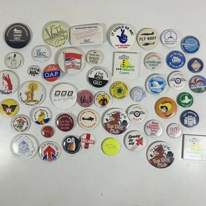 Lote de trabajo de insignias de prendedor retro vintage años 80/90 - raro coleccionable - Imagen 1 de 7