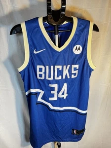 Camiseta Nike Giannis Antetokounmpo Milwaukee Bucks SWINGMAN Auténtica Talla 48 L - Imagen 1 de 12