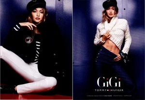 2016 •  Gigi by Tommy Hilfiger Hadid • 2 Page Print Ad • Fashion ADS.82 - Picture 1 of 2