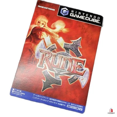 GAME Cube RUNE Japan GAME Nintendo good Japan Used - Image 1 of 4