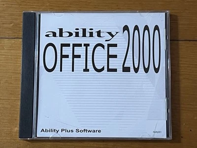 Ability Office 2000 PC CD ROM Computer Software For Windows 95, 98 & 2000 - Image 1 of 4