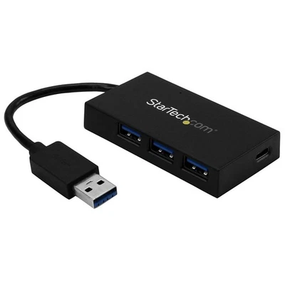 StarTech.com 4 Port USB 3.0 Hub - USB Type-A Hub with 1x USB-C & 3x USB-A Ports - Image 1 of 4