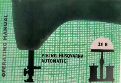 Instrucciones para máquina de coser manual Husqvarna Viking 21E a todo color Foto 1 de 4