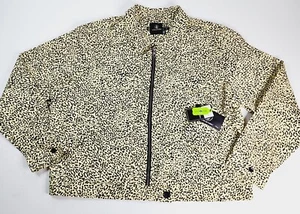 Volcom Women's Yellow Leopard Print Recycled Frochickie Jacket - Size 20 W XL - Picture 1 of 9