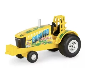 ERTL 1:64 PULLER Yellow CORN FED RACING Pro Stock Pulling Tractor NEW! - Picture 1 of 2