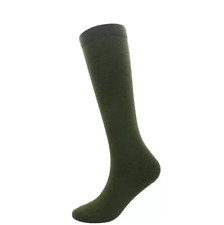 Mens GREEN Socks Long Wellington Boot Wellie Liners Gardening Sock Sizes UK 7-12
