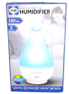 Humidificador de iluminación multicolor Sealy difusor de aroma 2 modos de niebla funcionamiento silencioso - Imagen 1 de 6