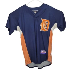 Detroit Tigers Majestic Baseball Trikot Herren Größe Small Marineblau Polyester - Bild 1 von 9
