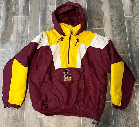Vintage Starter Arizona State ASU Sun Devils Jacket XL Puffer Cover
