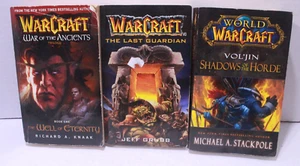 Lot of 3 World of Warcraft Novels PB Books last Guardian Shadows of the Horde - Picture 1 of 12