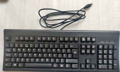 Perixx PERIBOARD-106 Wired USB UK Keyboard, Full-Size Layout, Classic Design - Image 1 of 4