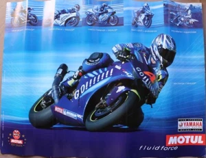 AFFICHE MOTUL MOTO GP BARROS CHECA MELANDRI JACQUE GMT ADAMS SUPERCROSS 2003 - Picture 1 of 7
